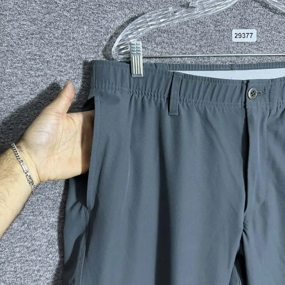 Under Armour Men's Size 36/34 Gray 4 Way Stretch Performance Golf Pants